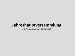 Jahresrückblick 2017