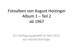Fotoalbum Gustl Holziger Teil 2